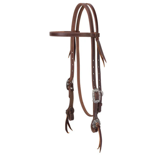 Weaver Working Tack Headstalls With Designer Buckles Split Ear Floral