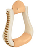 Weaver Leather Rawhide Leather Covered Stirrups Bell