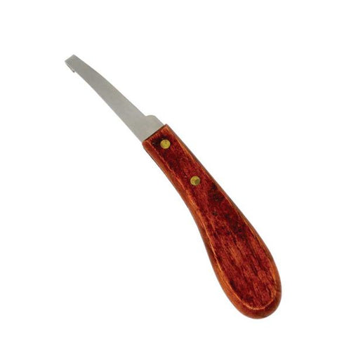 PARTRADE Stainless Steel Narrow Blade Hoof Scraper (Right Handed)