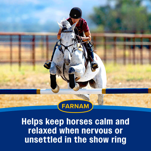 Farnam Quietex Show Pellets Calming & Focusing Paste and Pellets for Performance Horses