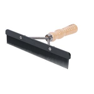 Weaver Leather Show Comb with Wood Handle and Replaceable Black Plastic Blade