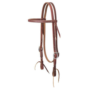 Weaver Working Tack Economy Browband Headstall, 5/8", Stainless Steel