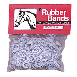 Weaver Leather Rubber Bands White