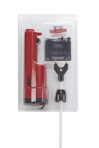 Hot-Shot SABRE-SIX® The Red One® Battery Operated Electric Livestock Prod Handle with 36