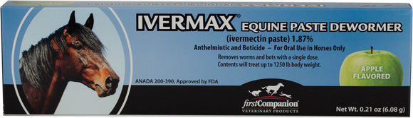 First Companion Ivermax® (ivermectin) Equine Paste